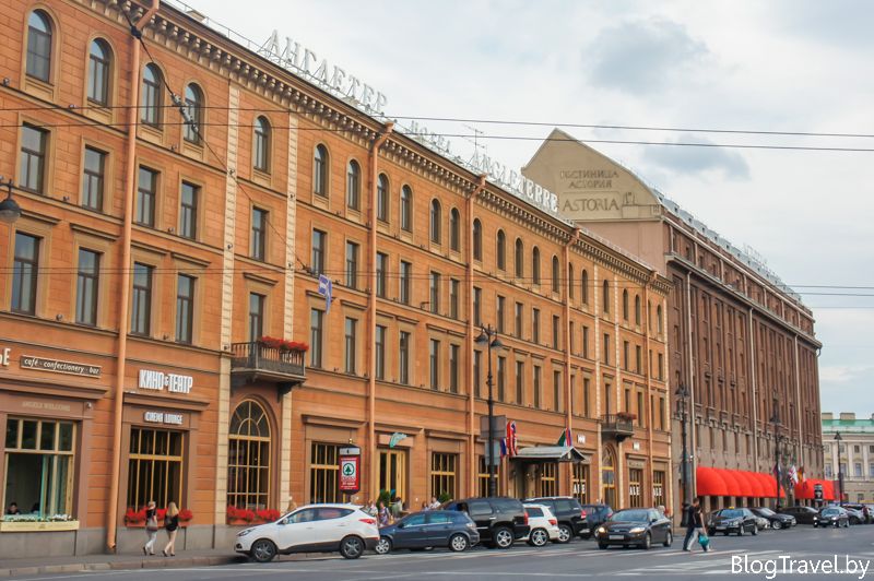 Гостиницы Астория и Англетер в Петербурге Достопримечательности Санкт-Петербурга
