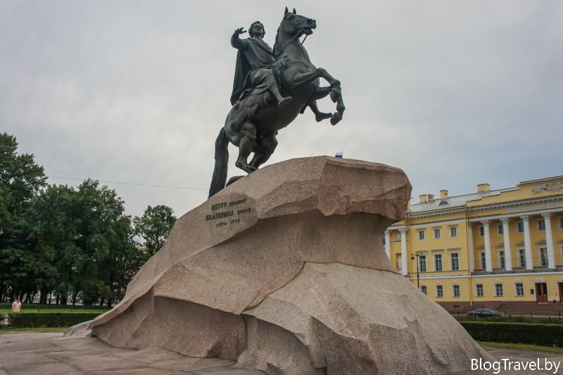 Медный всадник - самый знаменитый памятник Петру I Достопримечательности Санкт-Петербурга