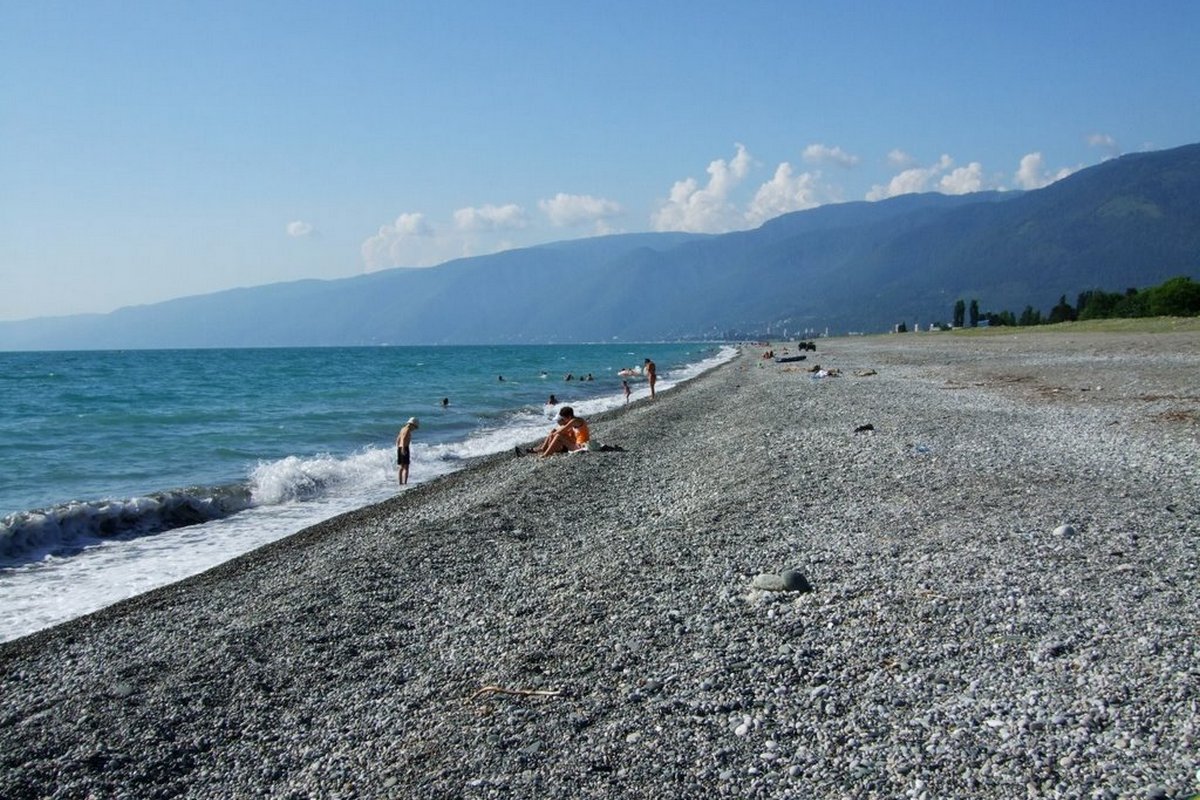Пляж Алахадзы Абхазия